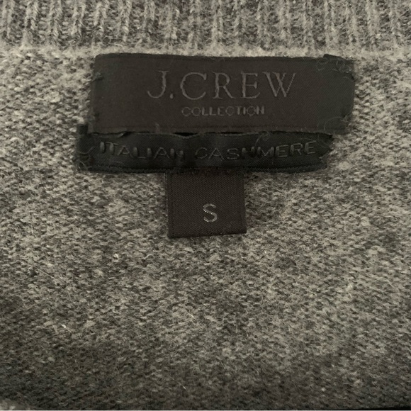 J. Crew Collection 100% Italian Cashmere Gray Sweater Small - Picture 3 of 3